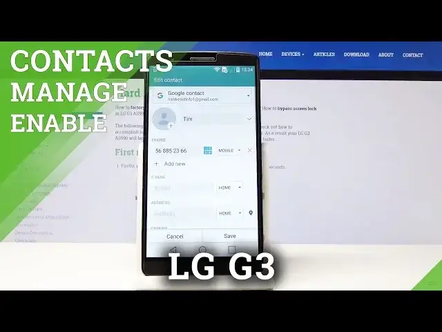'Video thumbnail for How to Add Photo to Contact in LG G3 - Profile Picture'