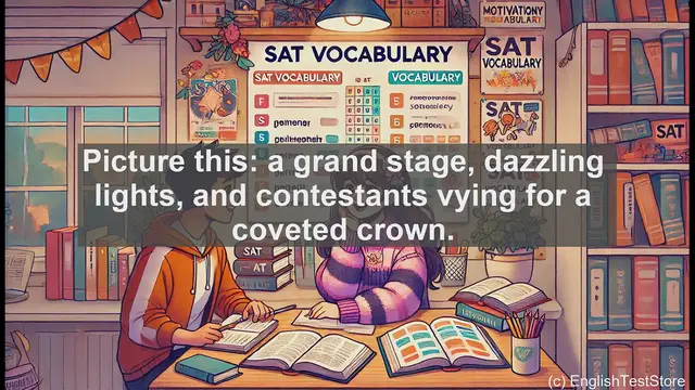Video thumbnail for 5000 Must Know SAT Vocabulary - Pageant: More Than Just Beauty Contests - SAT Vocabulary