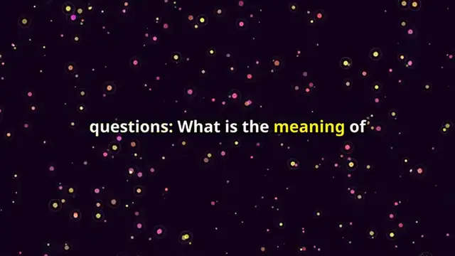 Video thumbnail for The Meaning of Life Explained in 10 Minutes  Philosophy, Science & Happiness #meaningoflife