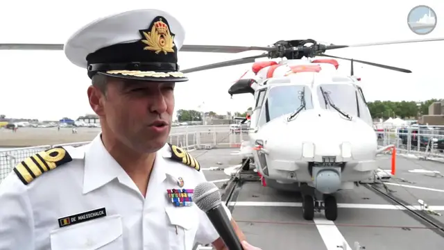 'Video thumbnail for Belgian Navy days 2016: Leopold I Frigate & Adm. Heeren Commander of Naval Component'