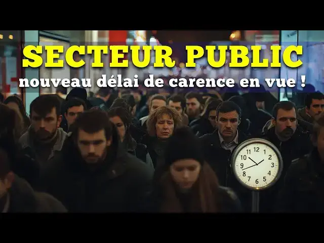 Video thumbnail for Secteur public : nouveau délai de carence en vue !