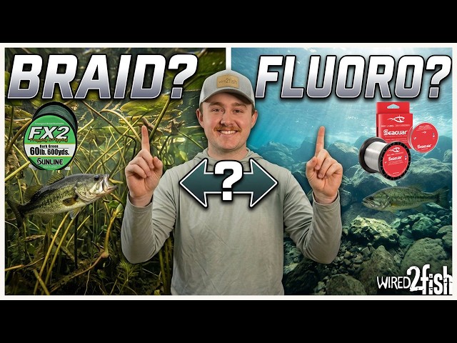 Video thumbnail for Stop Guessing: Braid or Fluorocarbon Line Decision Made Simple