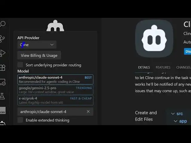 Video thumbnail for CLINE VSCode IDE Open Source INSANE FREE AI Coding Assistant Similar to CLAUDE,GEMINI & CHATGPT
