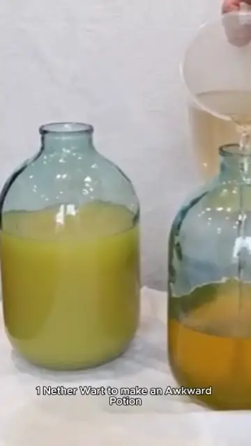 Video thumbnail for Minecraft potion recipe