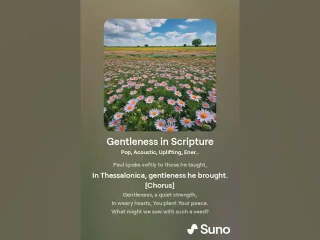 Video thumbnail for Gentleness in Scripture #bible #christiansongs