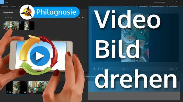 Video thumbnail for Video Bild drehen / rotieren mit Windows 10