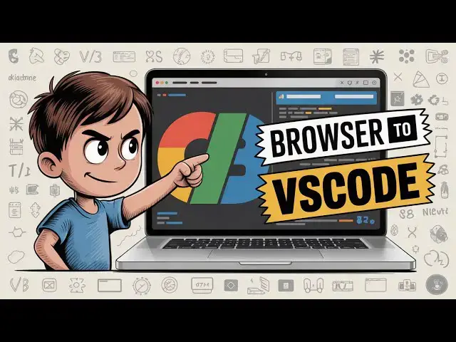Video thumbnail for How to Open & View Any Source Code Files in Browser to VSCode Directly