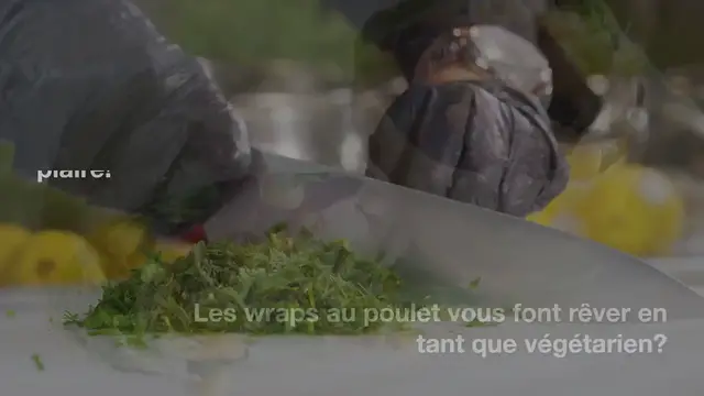 Video thumbnail for Wrap végétarien façon kebab