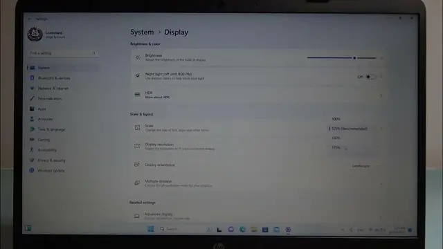 Video thumbnail for How To Change Display Scale On HP 250 G8