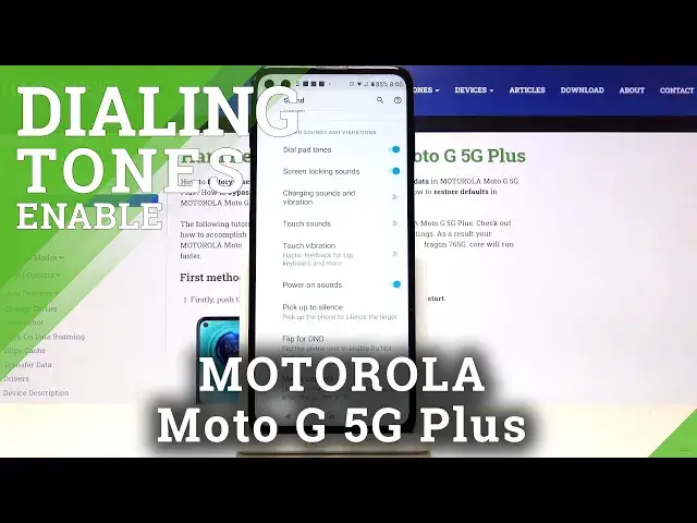 'Video thumbnail for How to Turn On/Off Dialing Sounds in Motorola Moto G 5G Plus – Find Sound Settings'