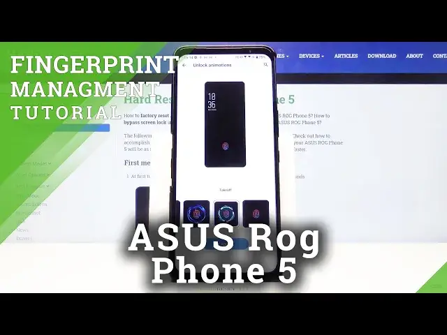'Video thumbnail for How to Check Fingerprint Unlock Animation on ASUS ROG Phone 5'