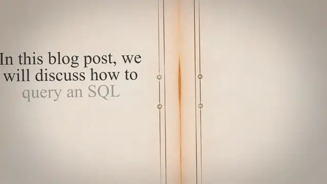 Video thumbnail for How To Query Sql In Javascript