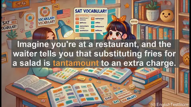 Video thumbnail for 5000 Must Know SAT Vocabulary - SAT Vocabulary: Understanding 'Tantamount' and Its Usage