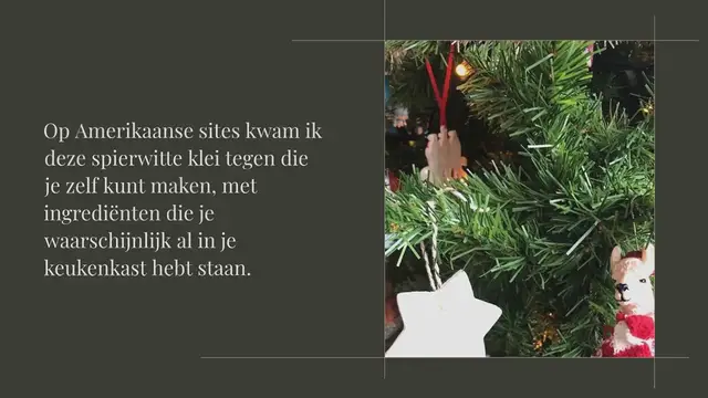 Video thumbnail for Kerstdecoraties van zelfgemaakte klei