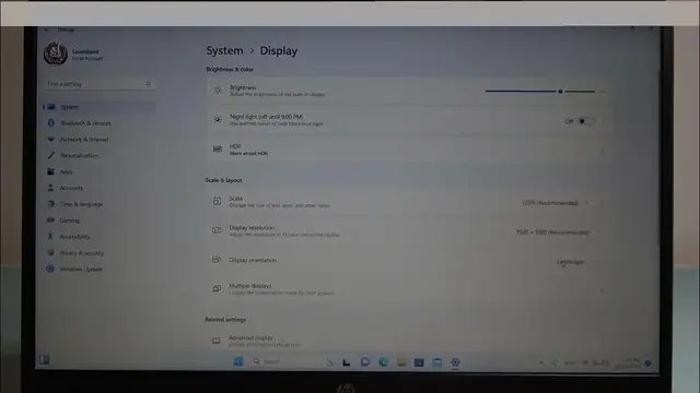 Video thumbnail for How Rotate Display Orientation In HP 250 G8