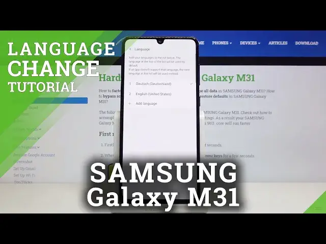 Video thumbnail for How to Change Language in SAMSUNG Galaxy M31 – Find System Dictionary