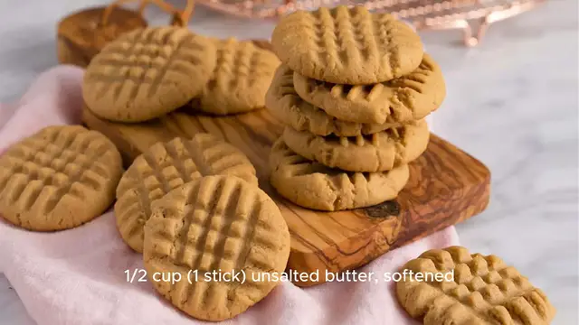 Video thumbnail for Peanut butter cookies recipe