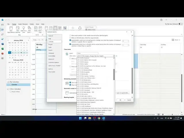 Video thumbnail for How to Add Multiple Time Zones in Outlook