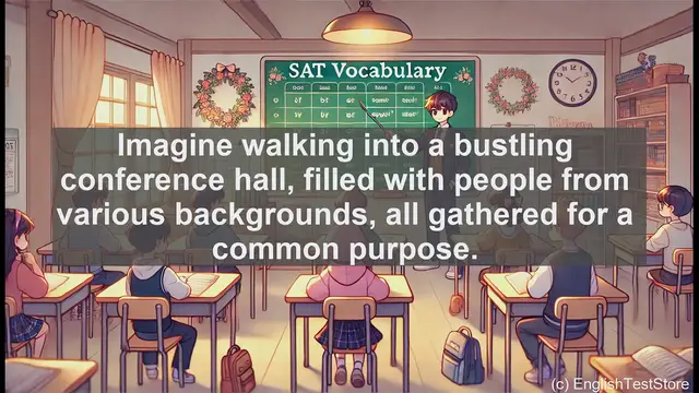 Video thumbnail for 5000 Must Know SAT Vocabulary - What is a Conferee? Understanding Conference Participants