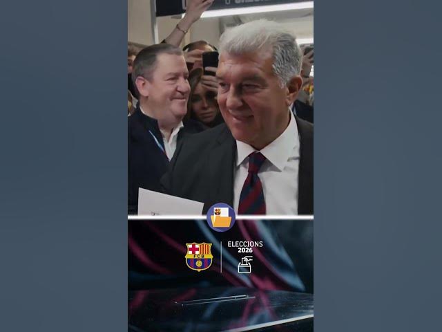 Video thumbnail for Joan Laporta ya ejerció su derecho a voto en las Elecciones ✅
