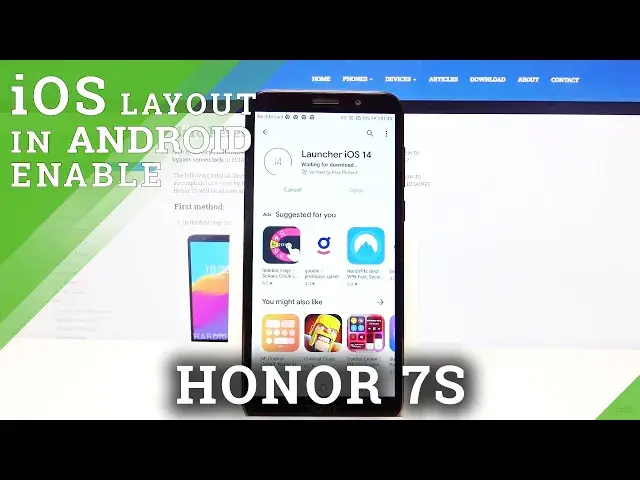 'Video thumbnail for How to Download iOS Launcher in Honor 7S?'