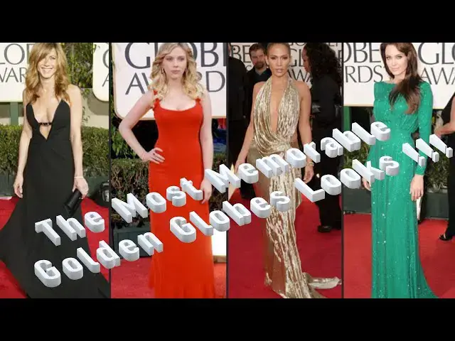 Video thumbnail for The Most Memorable Golden Globes Looks, Ever !!!
