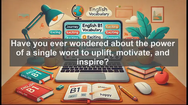 Video thumbnail for 2500 Must Know CEFR B1 Vocabulary - The Power of 'Encourage': Meaning, Usage, and Impact