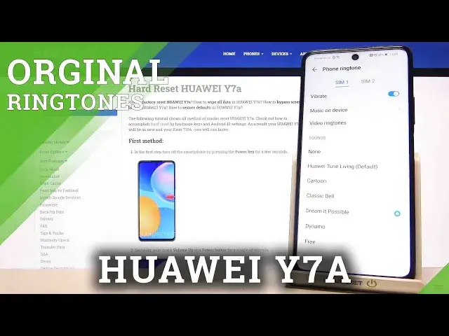 'Video thumbnail for HUAWEI Y7a Original Ringtones'