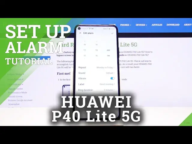 Video thumbnail for How to Add Alarm in Huawei P40 Lite 5G - Set Up Alarm Clock