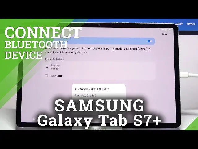 Video thumbnail for How to Connect Bluetooth Device in Samsung Galaxy Tab S7+?
