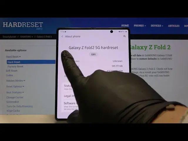 'Video thumbnail for How to Change Device Name in Samsung Galaxy Z Fold 2 – Change Bluetooth Name'