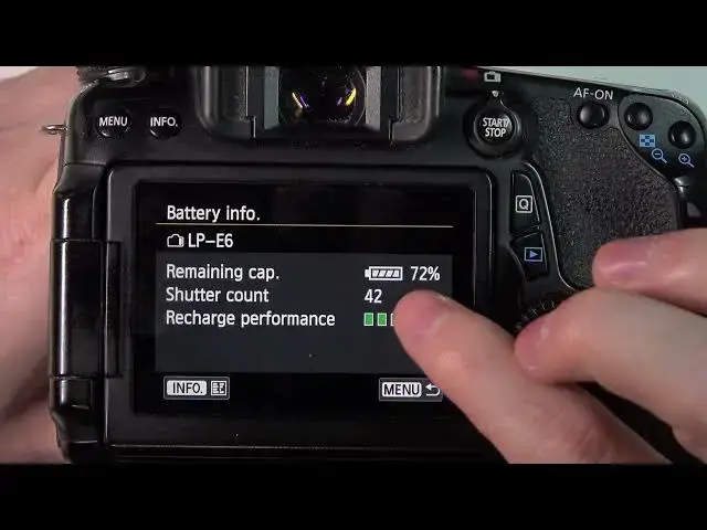 Video thumbnail for How To Check Battery Info On Canon 70D Camera