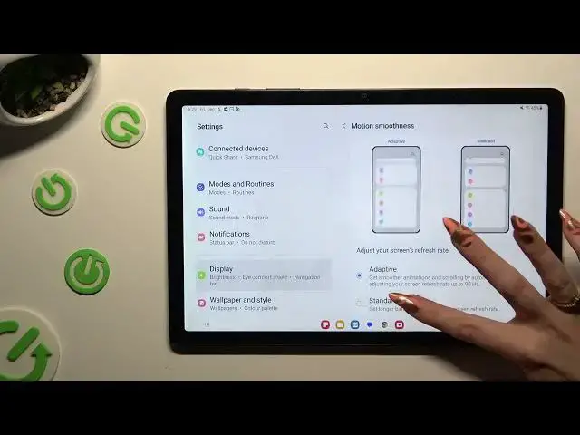 'Video thumbnail for How to Change the Screen Refresh Rate on SAMSUNG Galaxy Tab A9+ - Motion Smoothness'