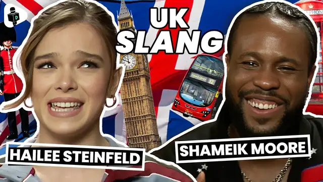 Video thumbnail for "THAT'S SH*T!" 🤣 Across The Spider-Verse Hailee Steinfeld & Shameik Moore Guess British Slang Words!