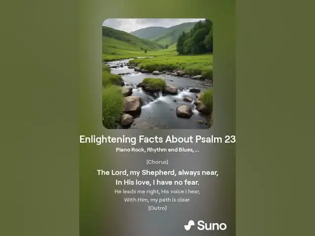 Video thumbnail for Enlightening Facts About Psalm 23