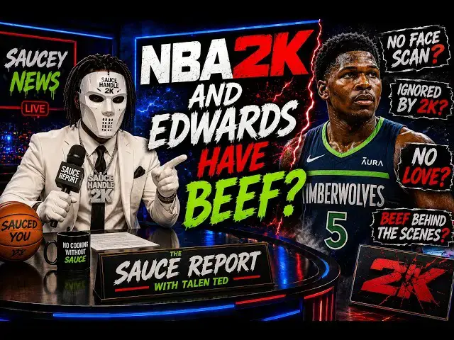 Video thumbnail for 🚨🚨🚨 | IS | IT | BEEF? | ANTHONY | EDWARDS | NEVER | GOT | A | 2K | FACE | SCAN_ #thesaucereport