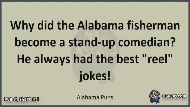Video thumbnail for Alabama - Jokes, Puns, Wordplays, and Laughter