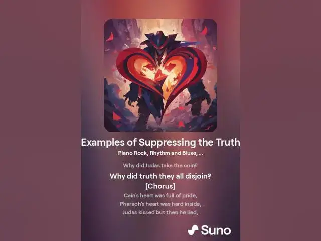 Video thumbnail for Examples of Suppressing the Truth: Lessons from Cain to Judas