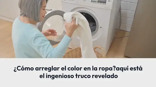 Video thumbnail for ¿Cómo arreglar el color en la ropa? aquí está el ingenioso truco revelado