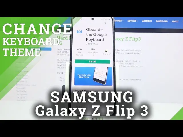 'Video thumbnail for How to Personalize Keyboard Theme on SAMSUNG Galaxy Z Flip 3 -Adjust Keyboard Look'