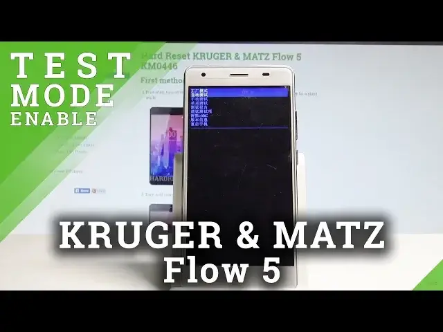 Video thumbnail for How to Enter Factory Mode on KRUGER & MATZ Flow 5 - Hardware Test Mode |HardReset.Info