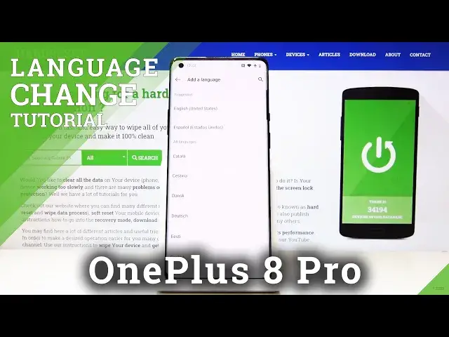 Video thumbnail for How to Change Language in OnePlus 8 Pro – Language Settings