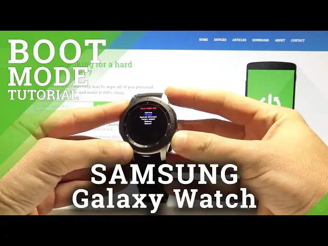 'Video thumbnail for How to Enter Boot Mode on SAMSUNG Galaxy Watch - Bootloader Menu in Smartwatch'