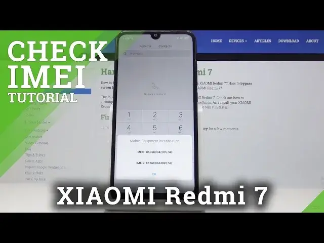 'Video thumbnail for How to Check IMEI in XIAOMI Redmi 7 – IMEI & Serial Number'
