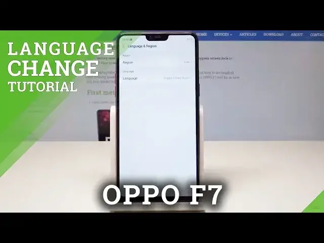Video thumbnail for How to Switch Language on OPPO F7 - Language Configurations