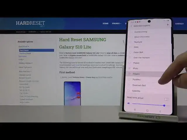 Video thumbnail for Samsung Galaxy S10 Lite - Alarm sounds