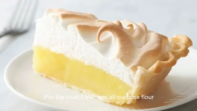 Video thumbnail for Lemon meringue pie recipe