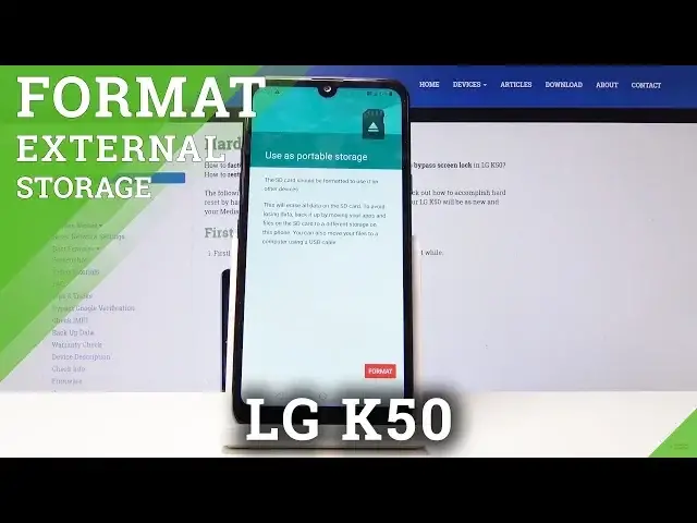 'Video thumbnail for How to Repair Memory Card in LG K50 Format - Format SD Card'