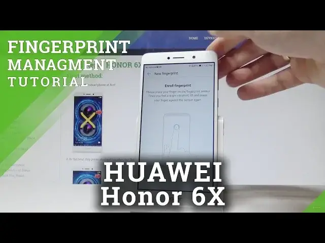 'Video thumbnail for How to Add Fingerprint on HUAWEI Honor 6X - Fingerprint Management |HardReset.Info'