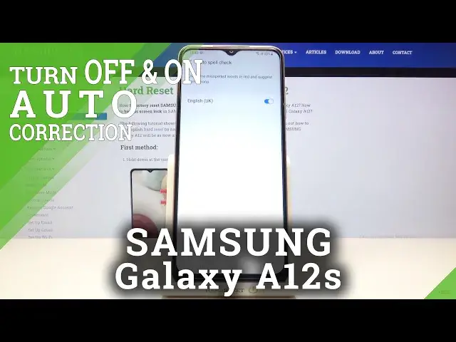 'Video thumbnail for How to Activate Auto Spell Check on SAMSUNG Galaxy A12s– Find All Text Correction Options'